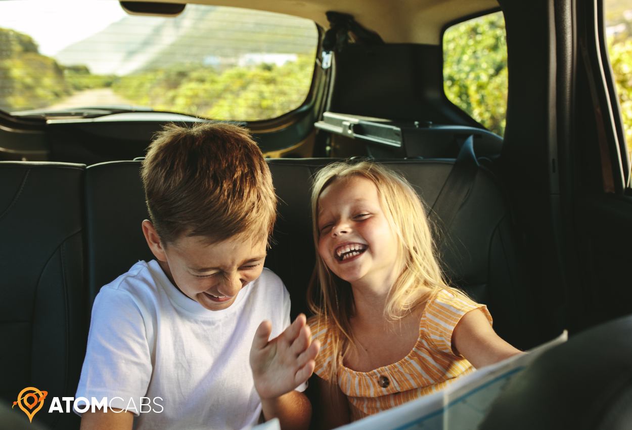 Safe school taxi transport for children